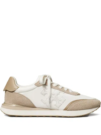 TORY BURCH DESTINY SUEDE-PANEL SNEAKERS