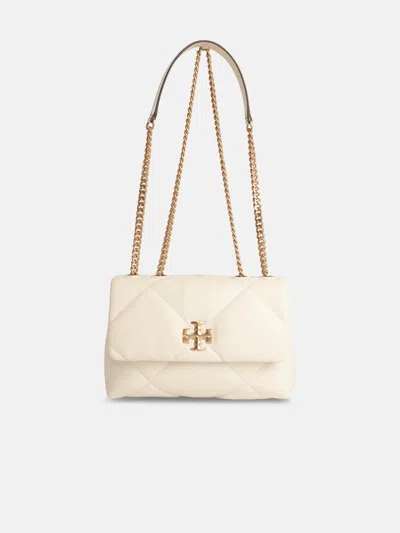 TORY BURCH 'DIAMOND' WHITE LEATHER CROSSBODY BAG