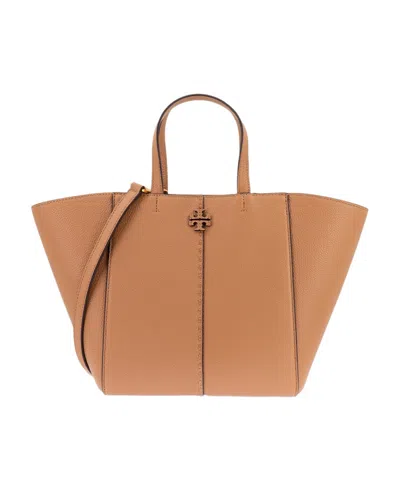 TORY BURCH TORY BURCH MCGRAW LOGO PATCH TOTE BAG
