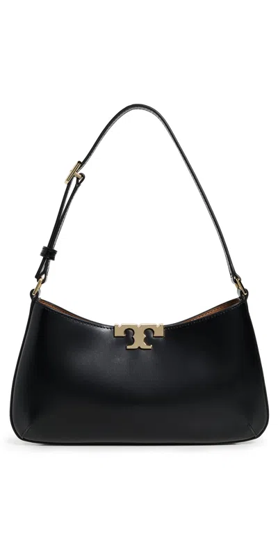 TORY BURCH ELEANOR SLIM SHOULDER BAG BLACK