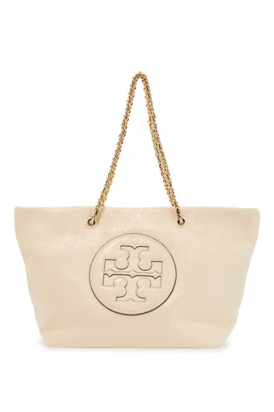 TORY BURCH ELLA SHOPPING BAG IN CRINKLED