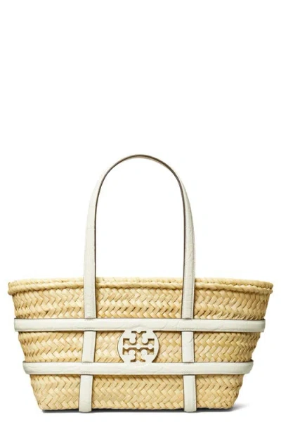 TORY BURCH TORY BURCH ELLA SMALL STRAW BASKET TOTE