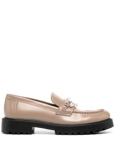 TORY BURCH EMBELLISHED CLASSIC LOAFERS