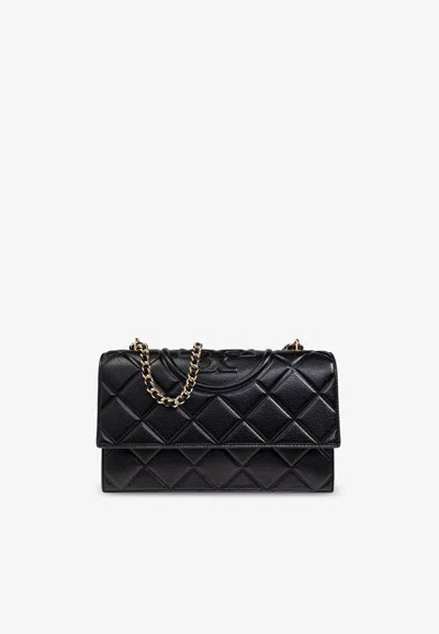 TORY BURCH FLEMING QUILTED LEATHER SHOULDER BAG
