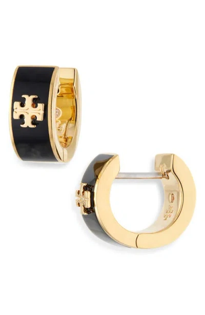 TORY BURCH TORY BURCH ICON HUGGIE EARRINGS