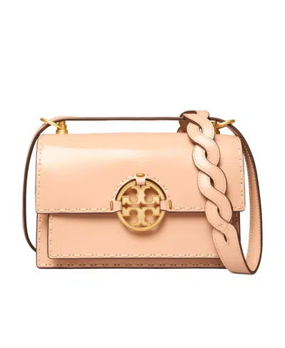 TORY BURCH LOGO-PLAQUE SHOULDER BAG