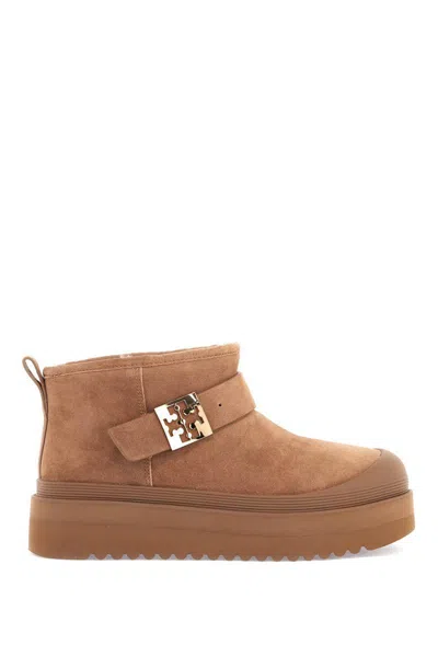 TORY BURCH MELLOW PLATFORM ANKLE BOOTS WITH