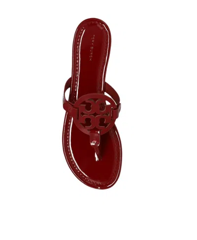 TORY BURCH MILLER LOGO-PLAQUE SANDALS