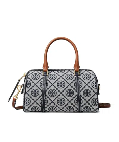 TORY BURCH TORY BURCH T MONOGRAM ZIPPED MINI BARREL BAG