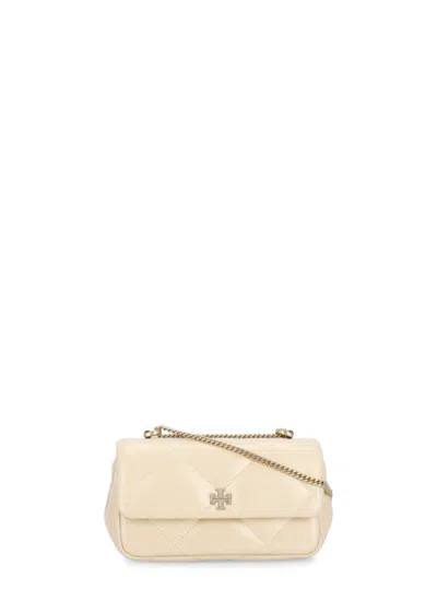 TORY BURCH TORY BURCH NATURAL LEATHER "KIRA" SHOULDER BAG