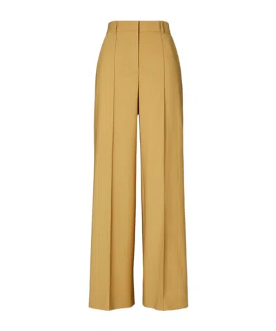 TORY BURCH PLEATED WIDE-LEG TROUSERS