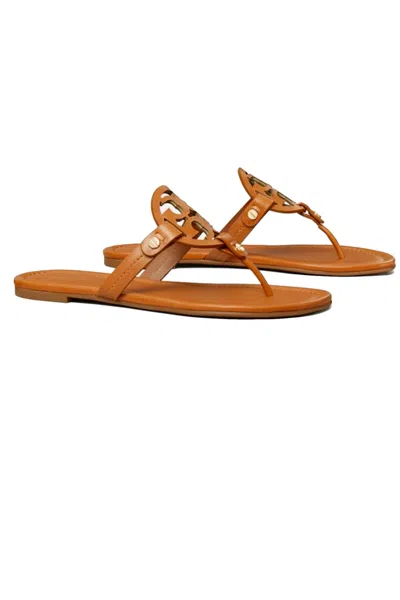 TORY BURCH TORY BURCH SANDALS LEATHER BROWN