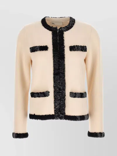 TORY BURCH SEQUIN EMBELLISHMENTS 'KENDRA' CARDIGAN