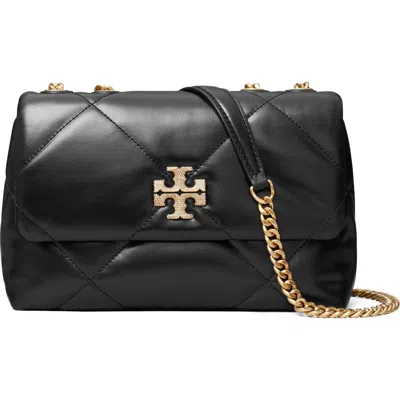 TORY BURCH TORY BURCH SMALL KIRA PAVÉ DIAMOND QUILTED LEATHER CONVERTIBLE SHOULDER BAG