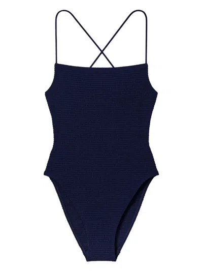 TORY BURCH SMOCKED SWIMSUIT