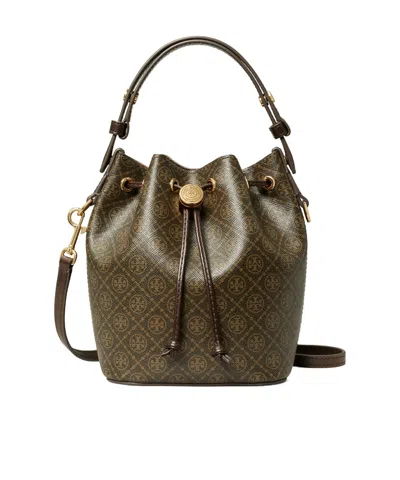 TORY BURCH TORY BURCH T MONOGRAM MINI BUCKET BAG