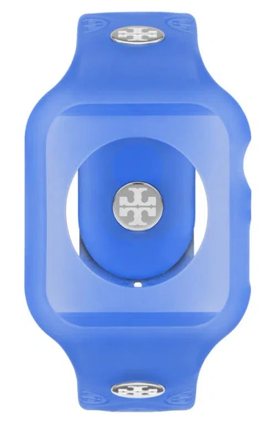 TORY BURCH TORY BURCH T MONOGRAM SILICONE APPLE WATCH® WATCHBAND, 41MM