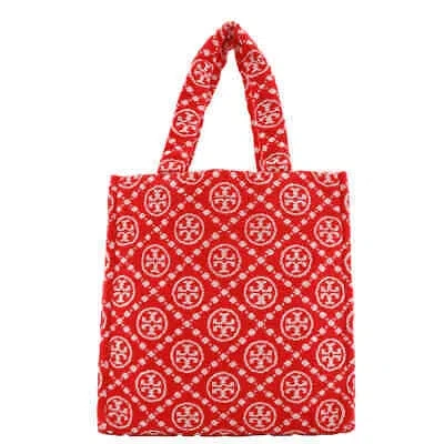 TORY BURCH TORY BURCH T MONOGRAM TERRY TOTE BAG 148687-600