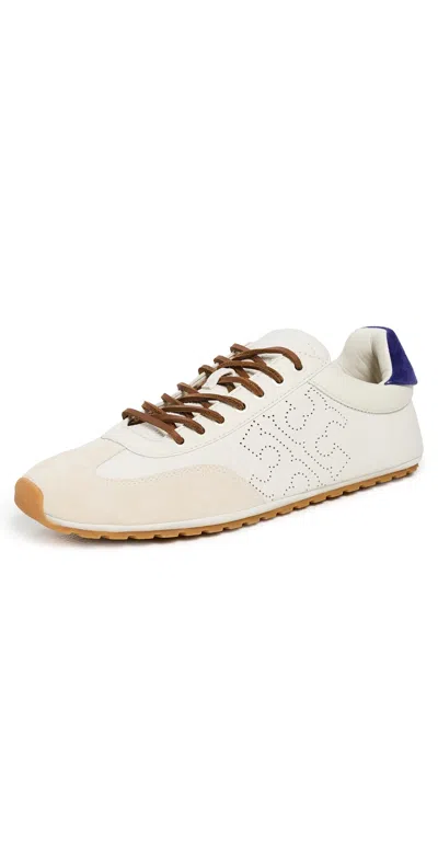 TORY BURCH TORY TRAVEL SNEAKERS BLANC/WHITE MOCHA/BALLPOINT