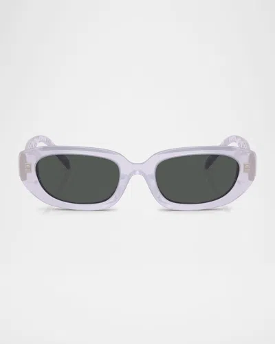 TORY BURCH TY7219U RECTANGULAR ACETATE SUNGLASSES