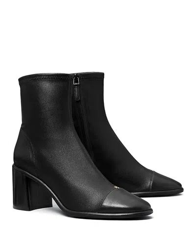 TORY BURCH WOMEN'S CAP TOE ANKLE BOOTS