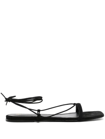 TOTÊME TOTEME MAIN LEATHER FLAT SANDALS