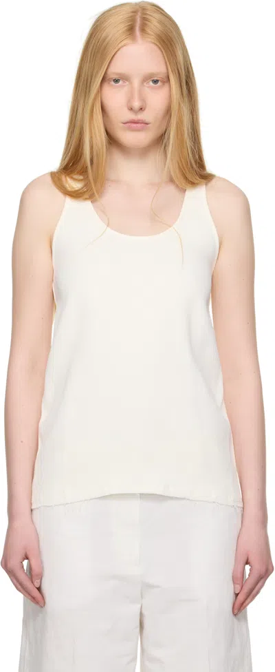 TOTÊME OFF-WHITE SABLÉ TANK TOP