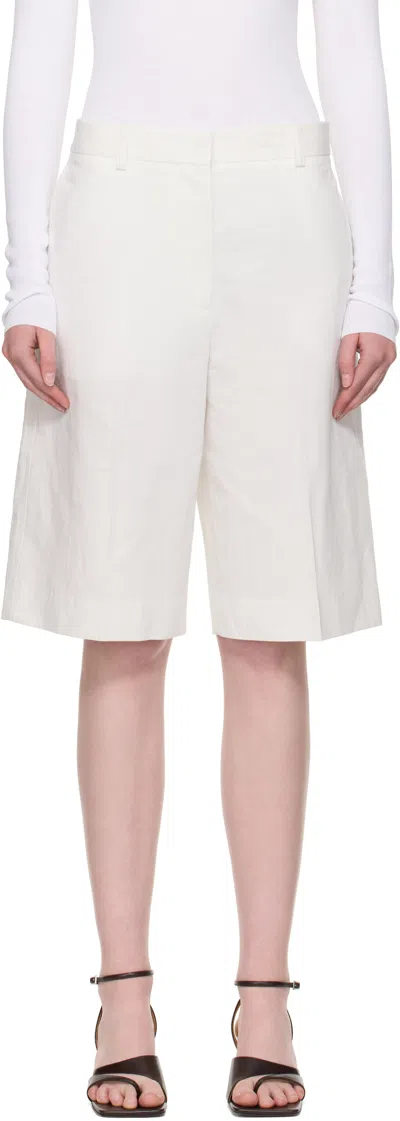 TOTÊME OFF-WHITE TAILORED SHORTS