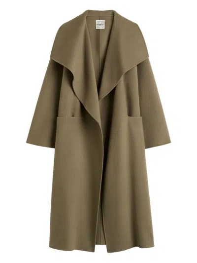 TOTÊME WIDE-LAPEL POCKET COAT
