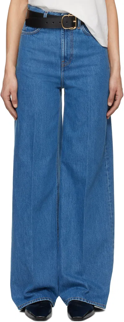 TOTÊME BLUE WIDE LEG JEANS