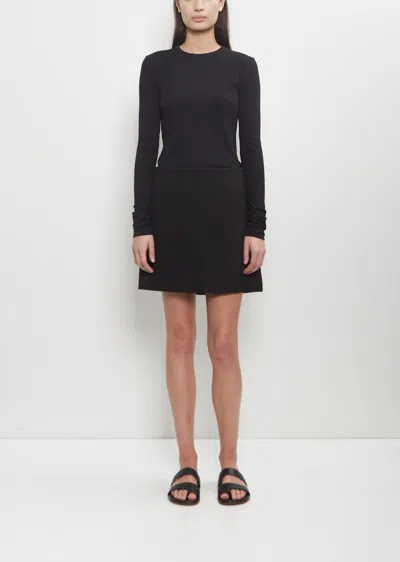 TOTÊME COTTON BLEND CREPE MINI SKIRT