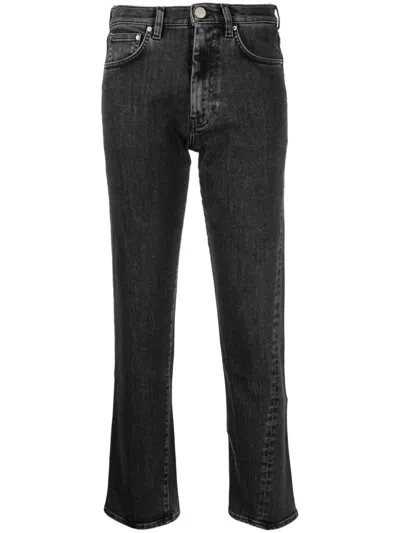 TOTÊME WOMEN GREY DENIM COTTON JEANS, 25/32 LUXURY JEANS FOR WOMEN DARVEYS