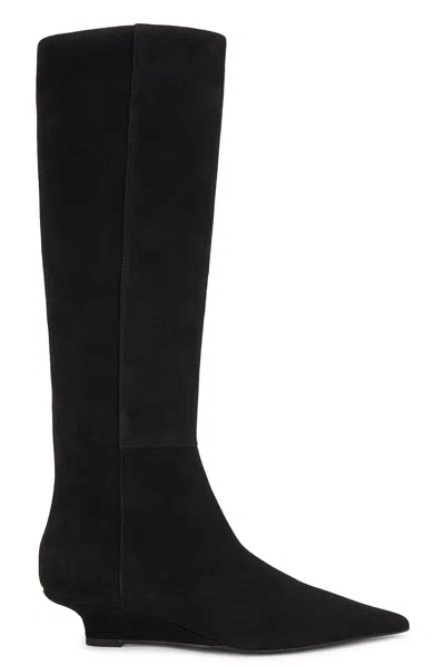 TOTÊME SHARP SUEDE KNEE HIGH BOOT