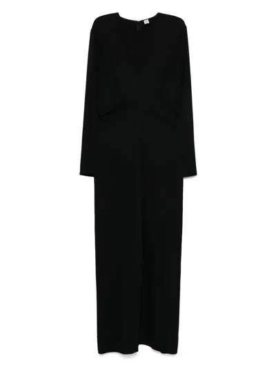 TOTÊME SLOUCH-WAIST MAXI DRESS