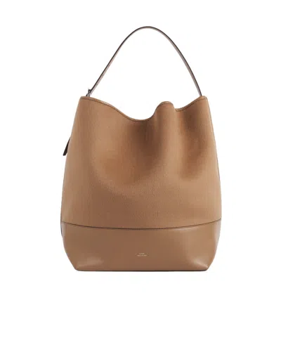 TOTÊME BELTED DOUBLÉ TOTE BAG