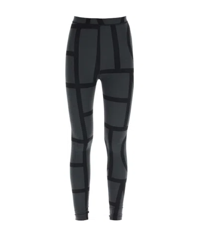 TOTÊME TOTÊME TWO-TONE MONOGRAM PRINTED LEGGINGS