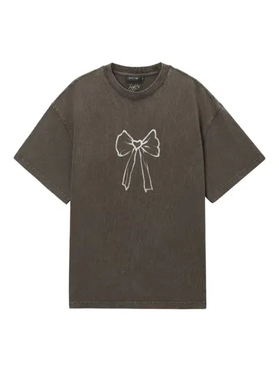 TOUT A COUP BOW PRINT T-SHIRT