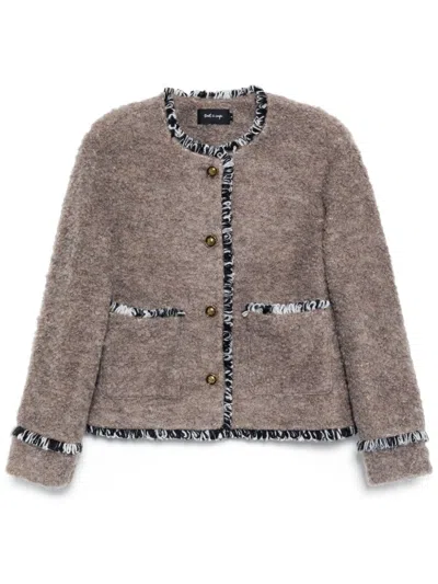 TOUT A COUP FAUX-FUR JACKET