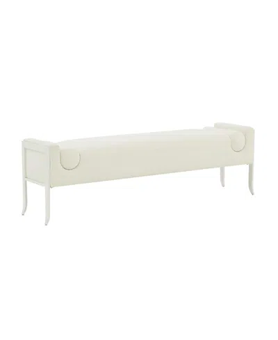 TOV FURNITURE INES BOUCLE BENCH