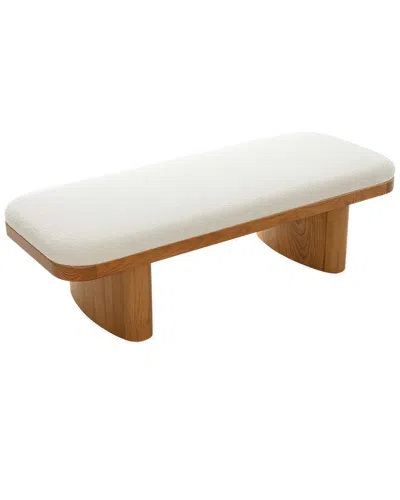 TOV FURNITURE TOV FURNITURE OLLIE PERFORMANCE BOUCLE LARGE BENCH