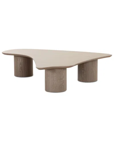 TOV FURNITURE TOV FURNITURE RHEMA WASHED ASH ORGANIC LOW COFFEE TABLE