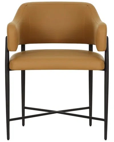 TOV FURNITURE TOV FURNITURE SEZANNE VEGAN LEATHER DINING CHAIR