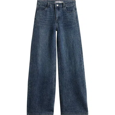 TRACTR TRACTR KIDS' RAINDROP WIDE LEG JEANS