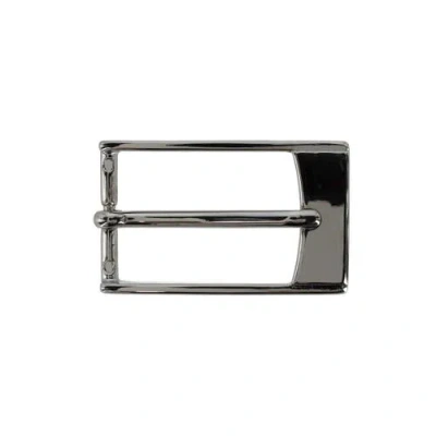 TRAFALGAR TRAFALGAR 30MM ELONGATED RECTANGULAR SOLID BRASS ITALIAN HARNESS BELT BUCKLE