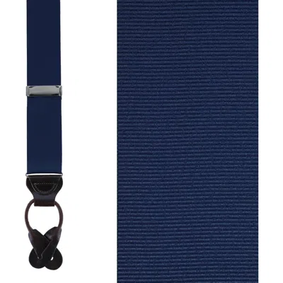 TRAFALGAR TRAFALGAR PHOENIX 38MM GROSGRAIN NON STRETCH RIBBON BUTTON END SUSPENDERS