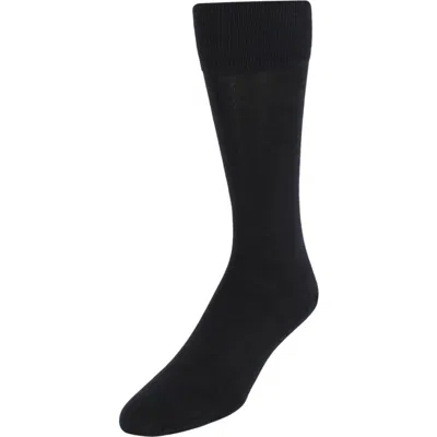TRAFALGAR TRAFALGAR SASHA SOLID COLORED MID-CALF PIMA COTTON SOCKS