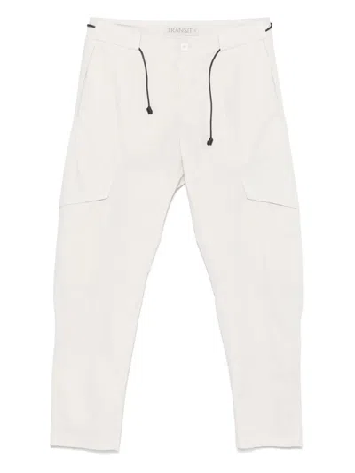 TRANSIT ELASTICATED-DRAWSTRING TROUSERS