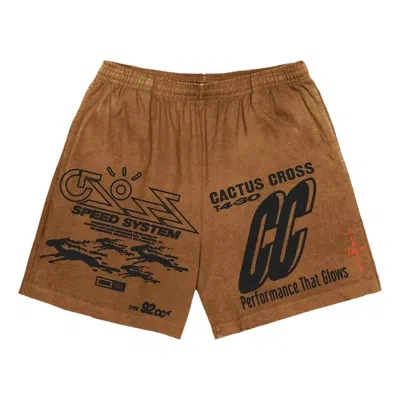 TRAVIS SCOTT Travis Scott Cactus Jack 92CC Shorts 'Brown'