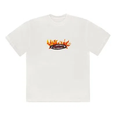 TRAVIS SCOTT Travis Scott Cactus Jack Flame T-shirt 'Cream'