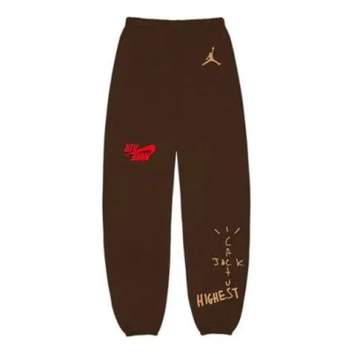 TRAVIS SCOTT Travis Scott Cactus Jack x Jordan Highest Sweatpant 'Brown'